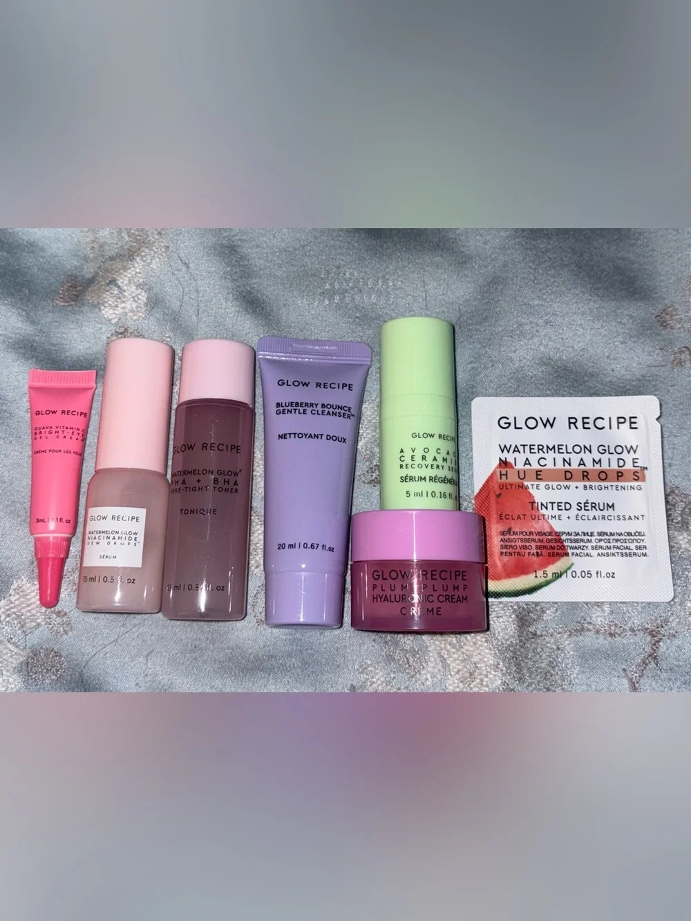 🩷7 Piece Glow Recipe Women Makeup Set — Skin Care Essentials🩷